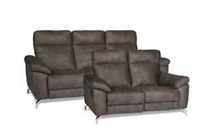 Dallas 3+2 pers. sofa med 4 el-recliner